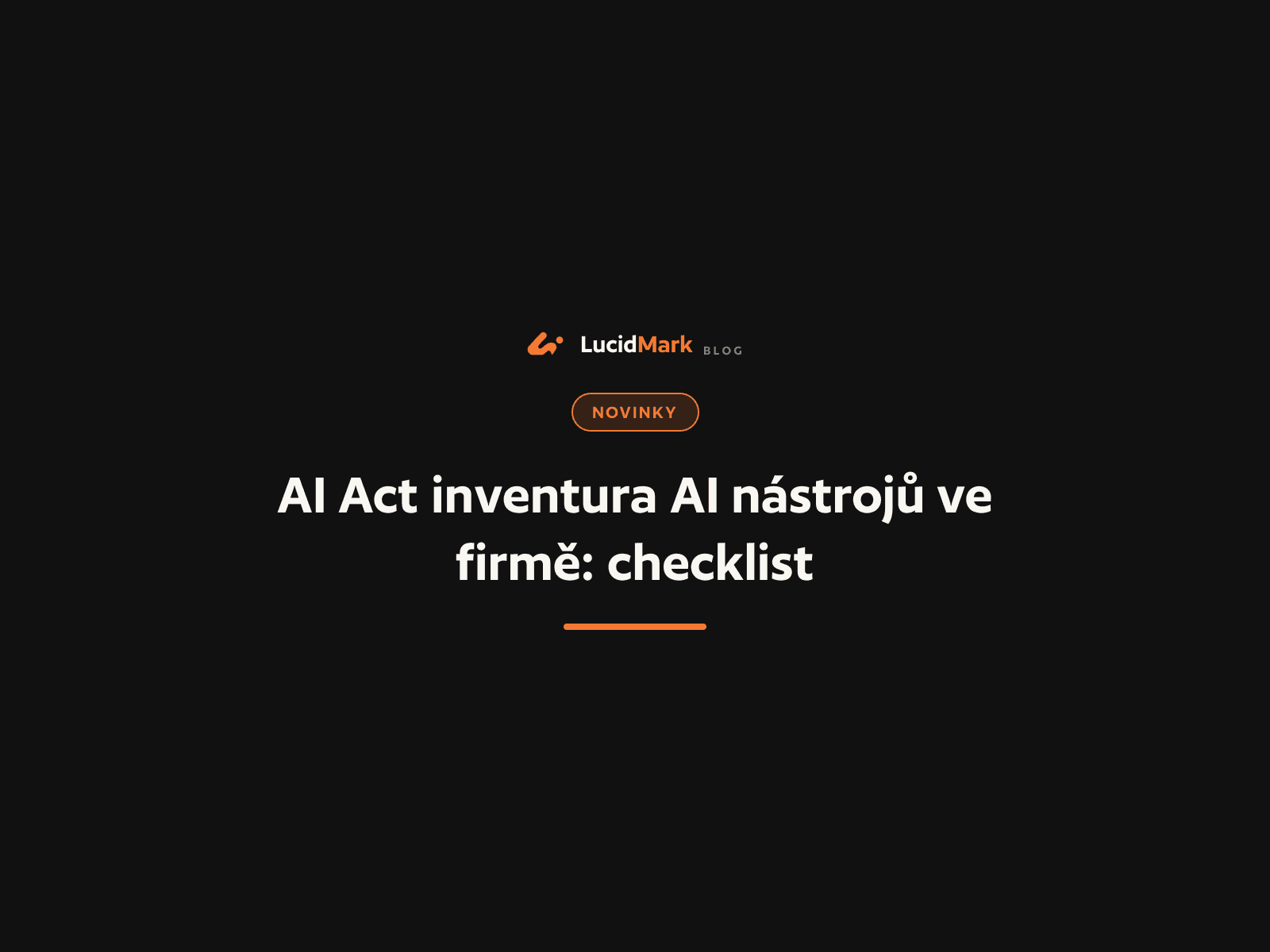 Checklist inventury AI nástrojů ve firmě podle AI Actu