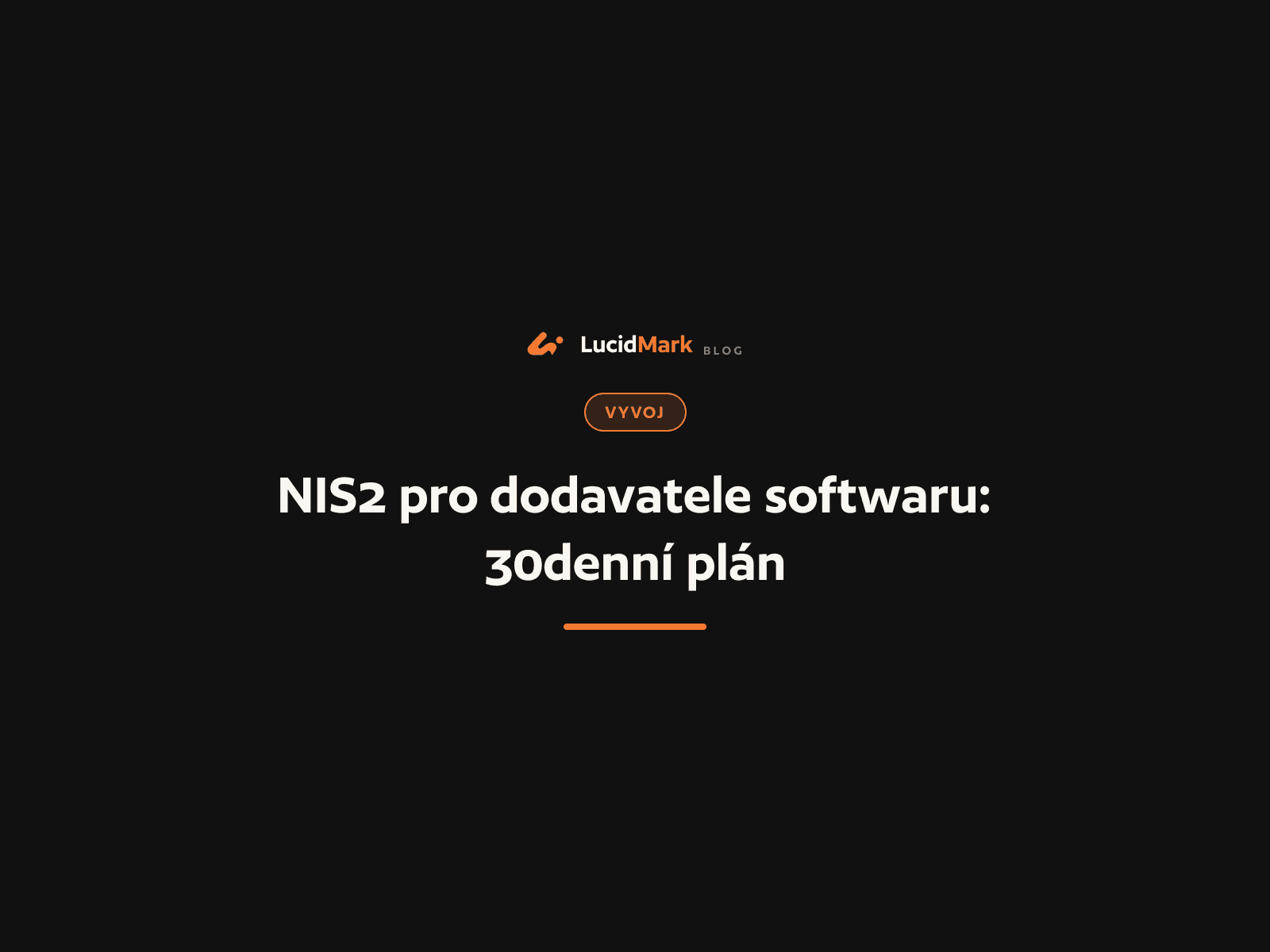Schéma bezpečnostního plánu pro dodavatele softwaru a webových systémů